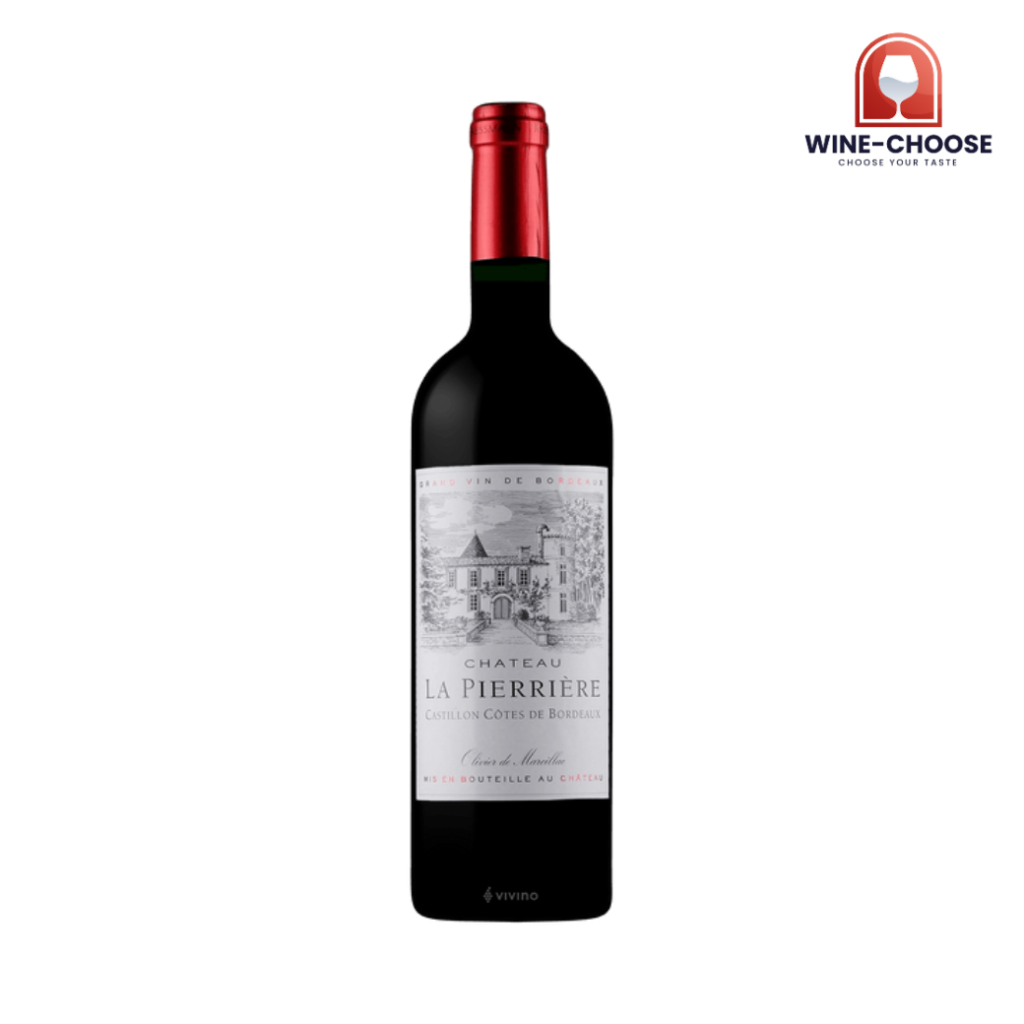 CH302TEAU HAUT LA PIERRIERE Castillon C364tes de Bordeaux